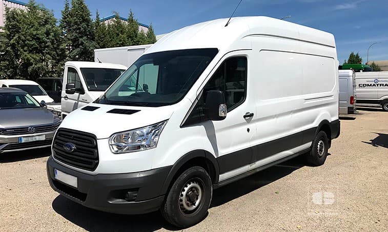 Delivery van for laundry service